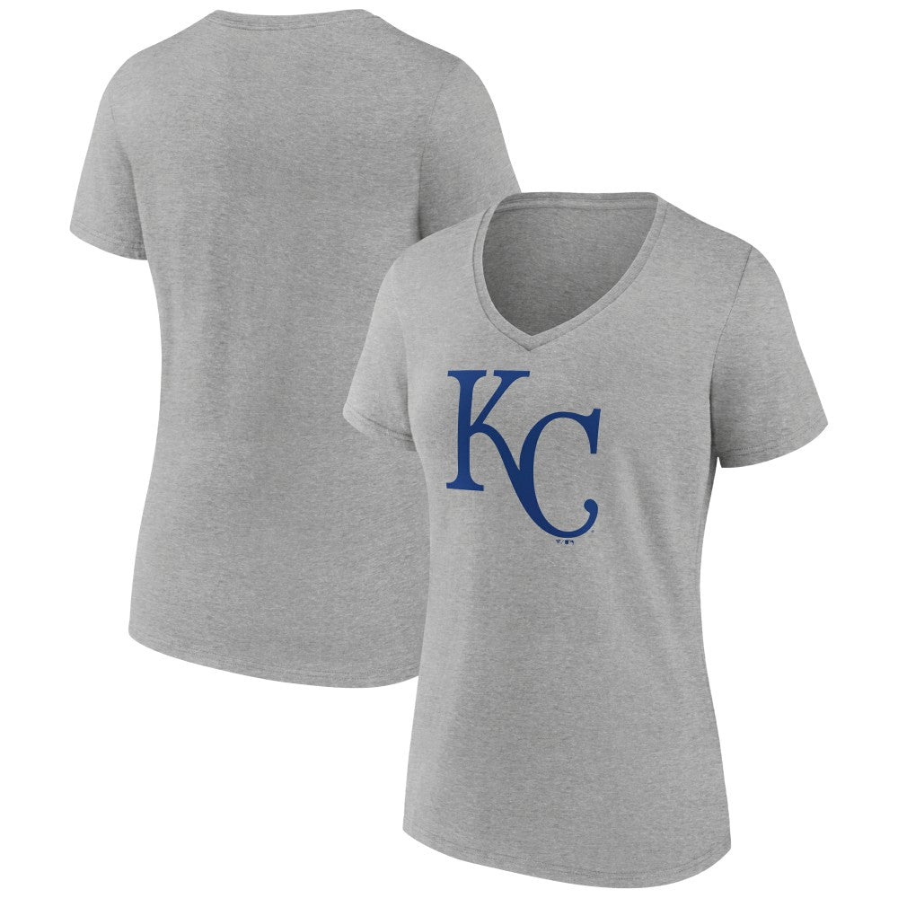 Kansas City Royals Women's Official Logo V-Neck T-Shirt - MLB T-shirts