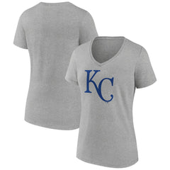 Kansas City Royals Women's Official Logo V-Neck T-Shirt - MLB T-shirts