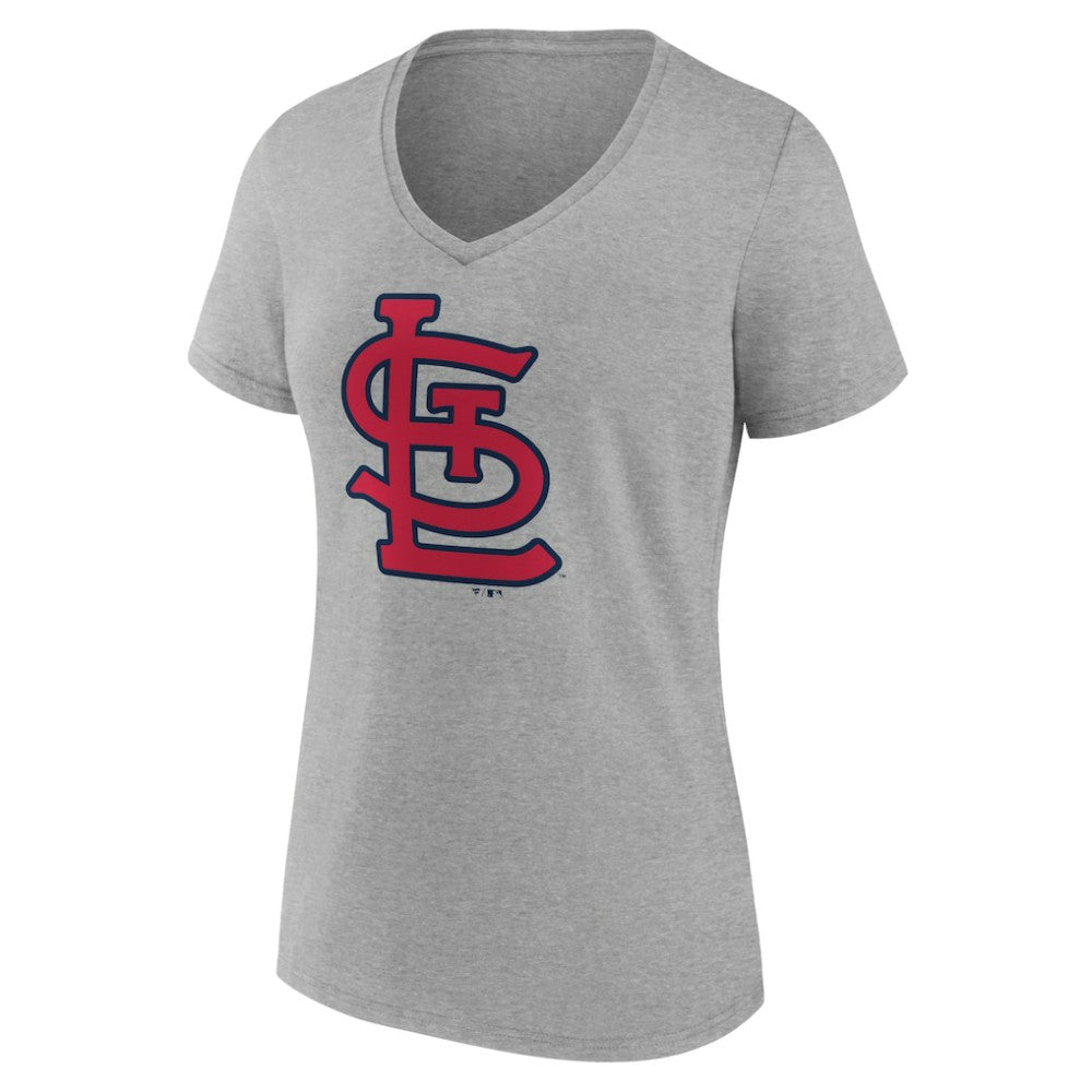 St. Louis Cardinals Women's Official Logo V-Neck T-Shirt - MLB T-shirts