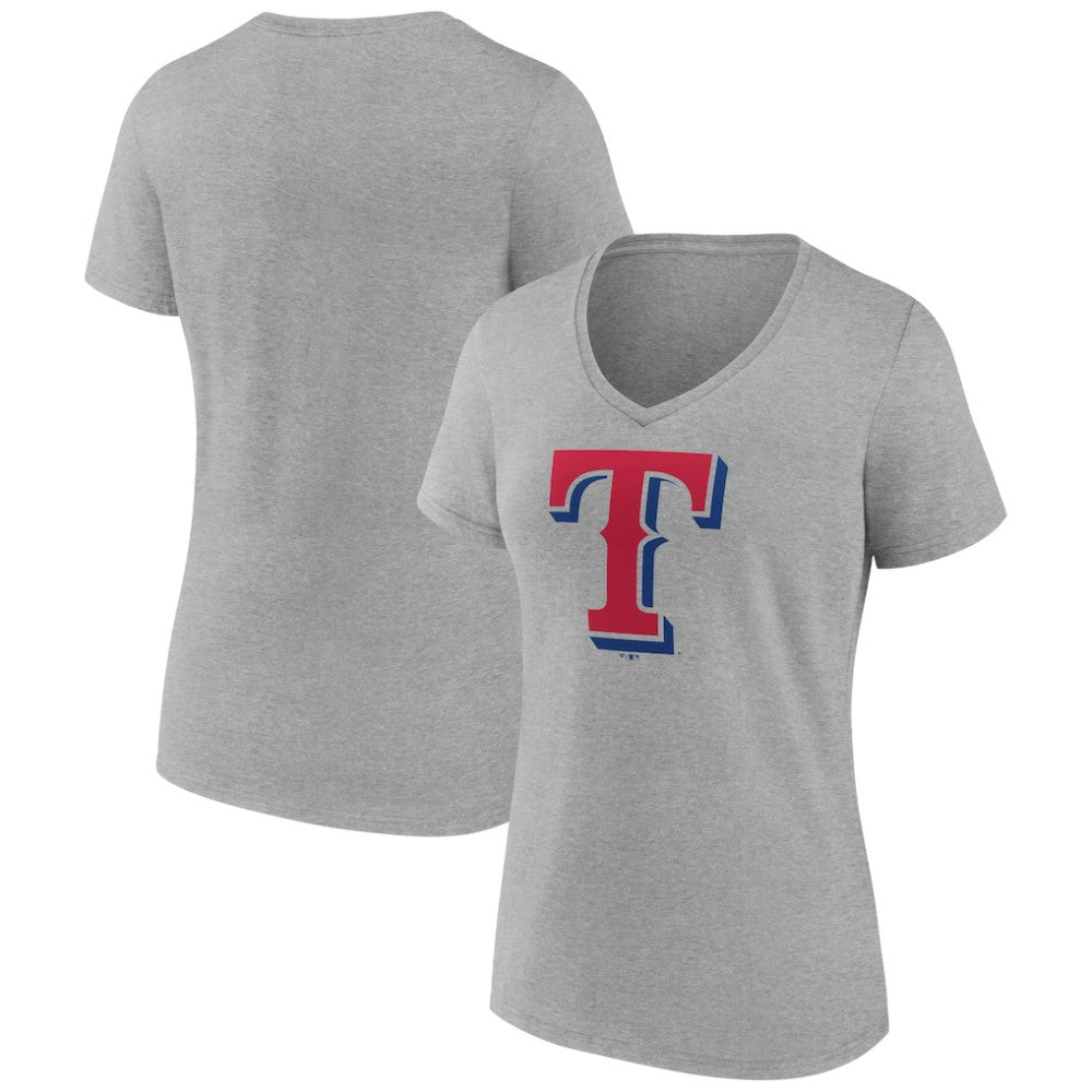 Texas Rangers Women's Official Logo V-Neck T-Shirt - MLB T-shirts