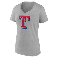 Texas Rangers Women's Official Logo V-Neck T-Shirt - MLB T-shirts