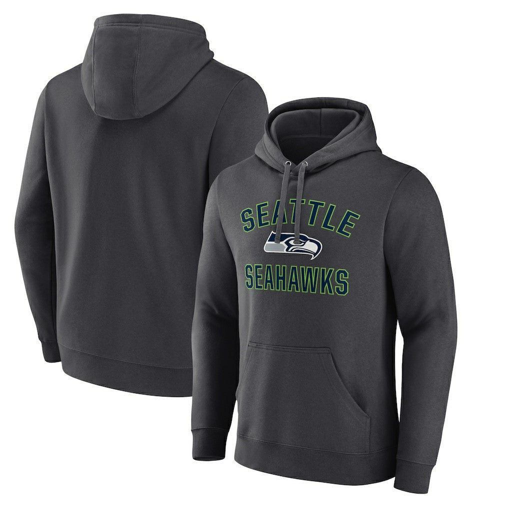 Seattle Seahawks Victory Arch Fitted Pullover Hoodie | NFL Sale