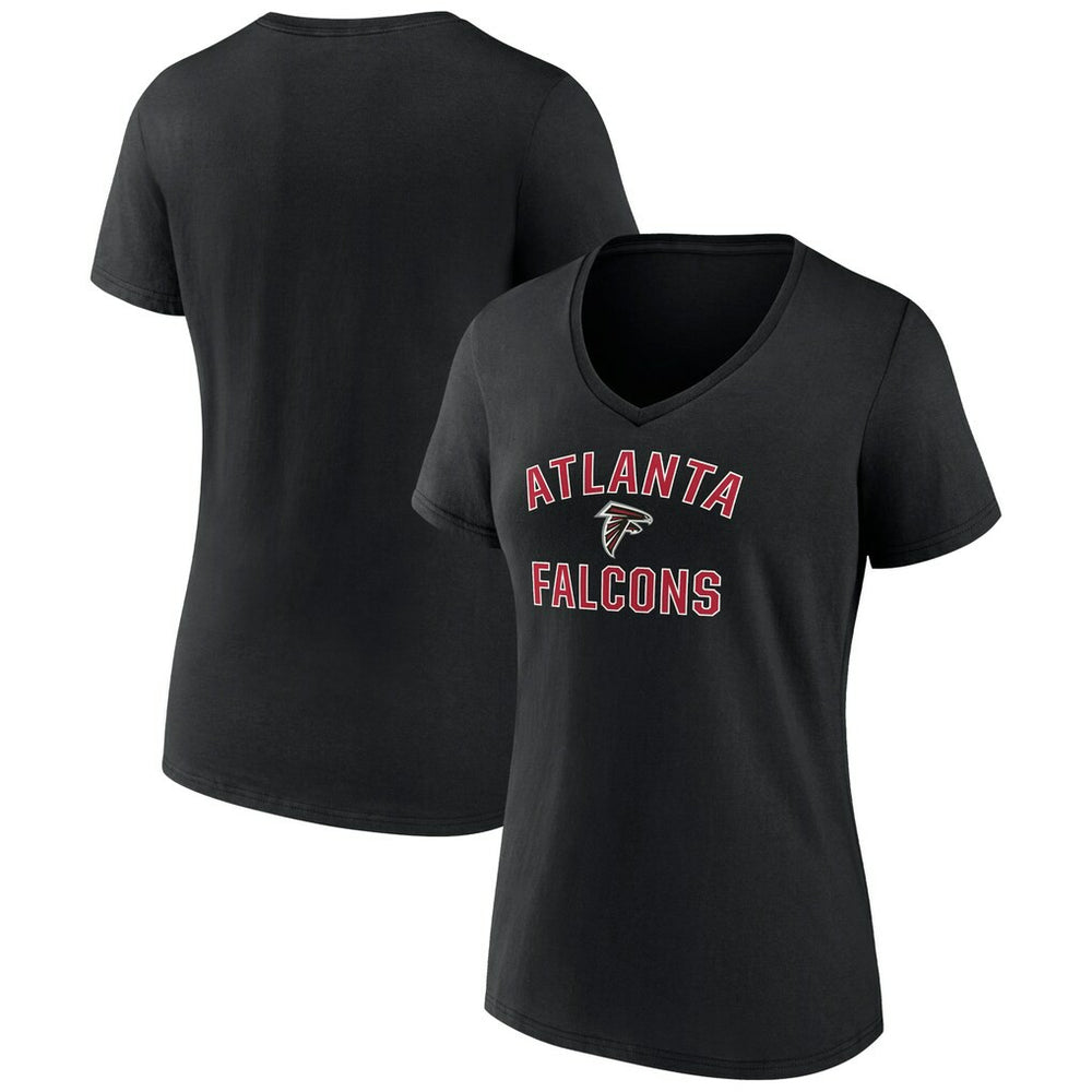 Atlanta Falcons Women's Victory Arch Team V-Neck T-Shirt | NFL Discount