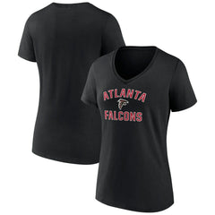 Atlanta Falcons Women's Victory Arch Team V-Neck T-Shirt | NFL Discount