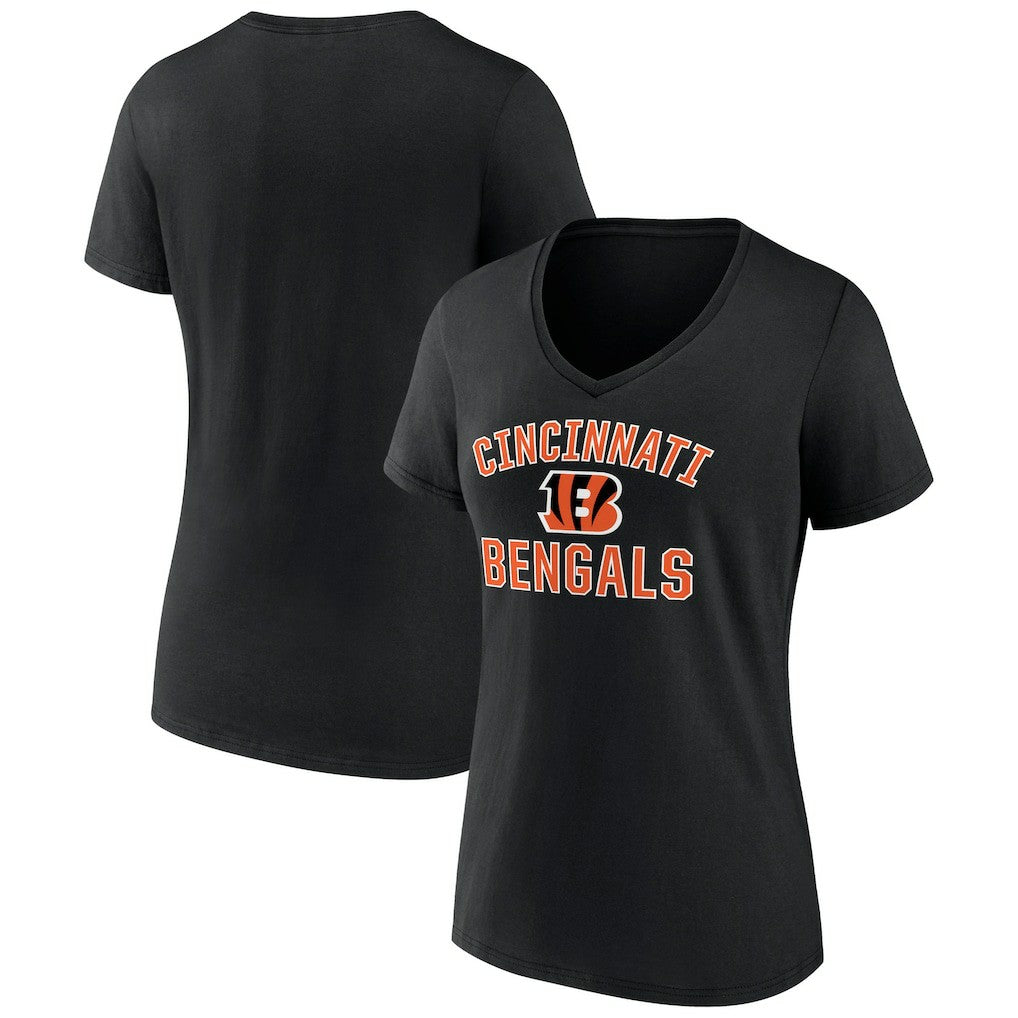 Cincinnati Bengals Women's Victory Arch Team V-Neck T-Shirt | NFL US