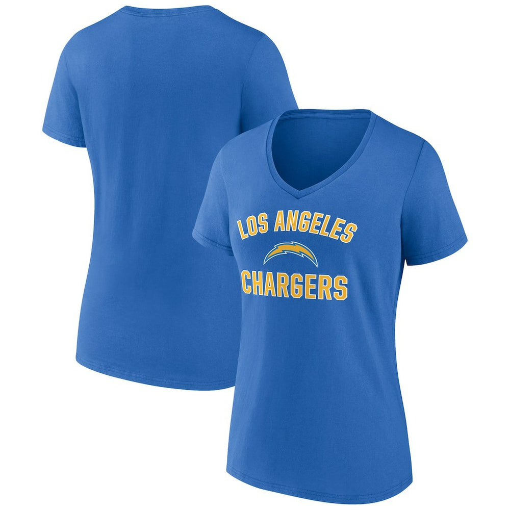 Los Angeles Chargers Women's Victory Arch Team V-Neck T-Shirt | NFL Sale