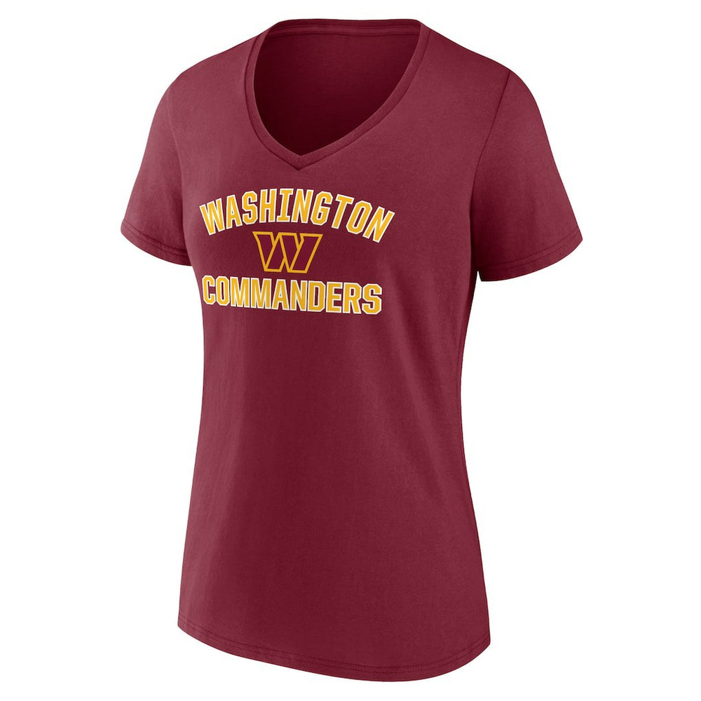 Washington Commanders Women's Victory Arch Team V-Neck T-Shirt | NFL On sale