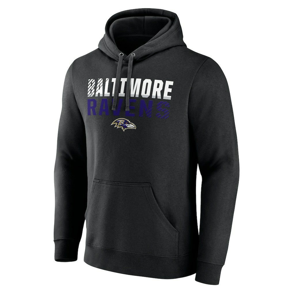 Baltimore Ravens Team Fade Out Fitted Pullover Hoodie | NFL US