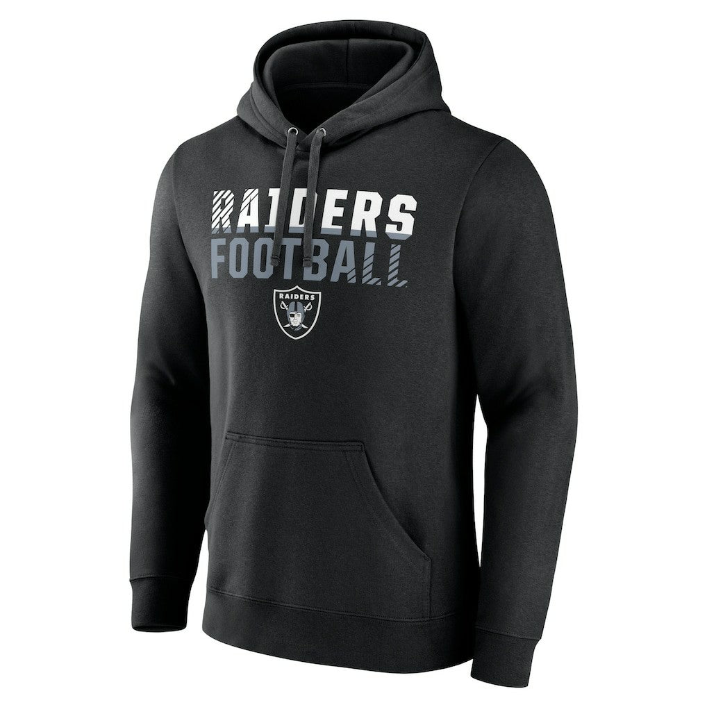 Las Vegas Raiders Team Fade Out Fitted Pullover Hoodie | NFL Outlet