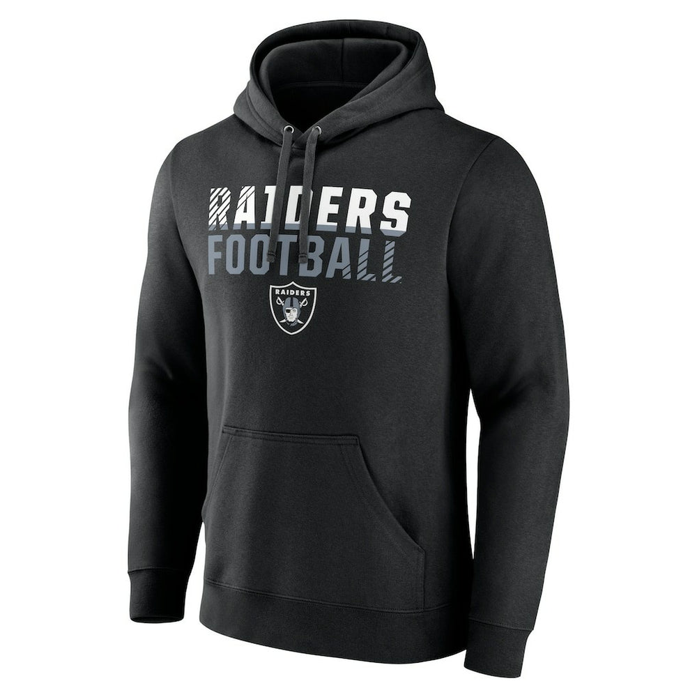 Las Vegas Raiders Team Fade Out Fitted Pullover Hoodie | NFL Outlet
