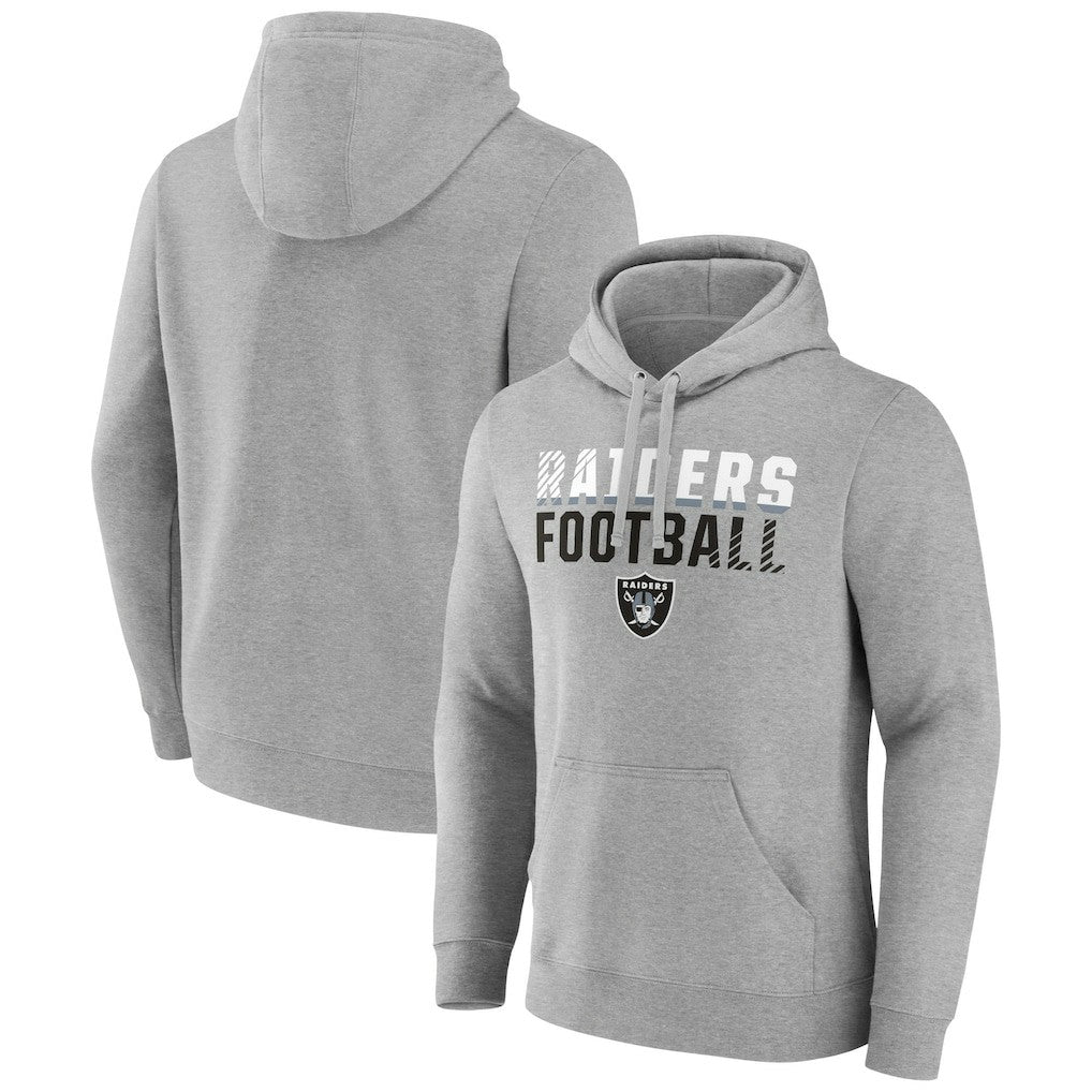 Las Vegas Raiders Team Fade Out Fitted Pullover Hoodie | NFL Sale