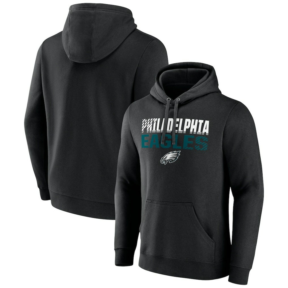 Philadelphia Eagles Team Fade Out Fitted Pullover Hoodie | NFL Sale