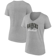 Las Vegas Raiders Women's Victory Script V-Neck T-Shirt | NFL Sale