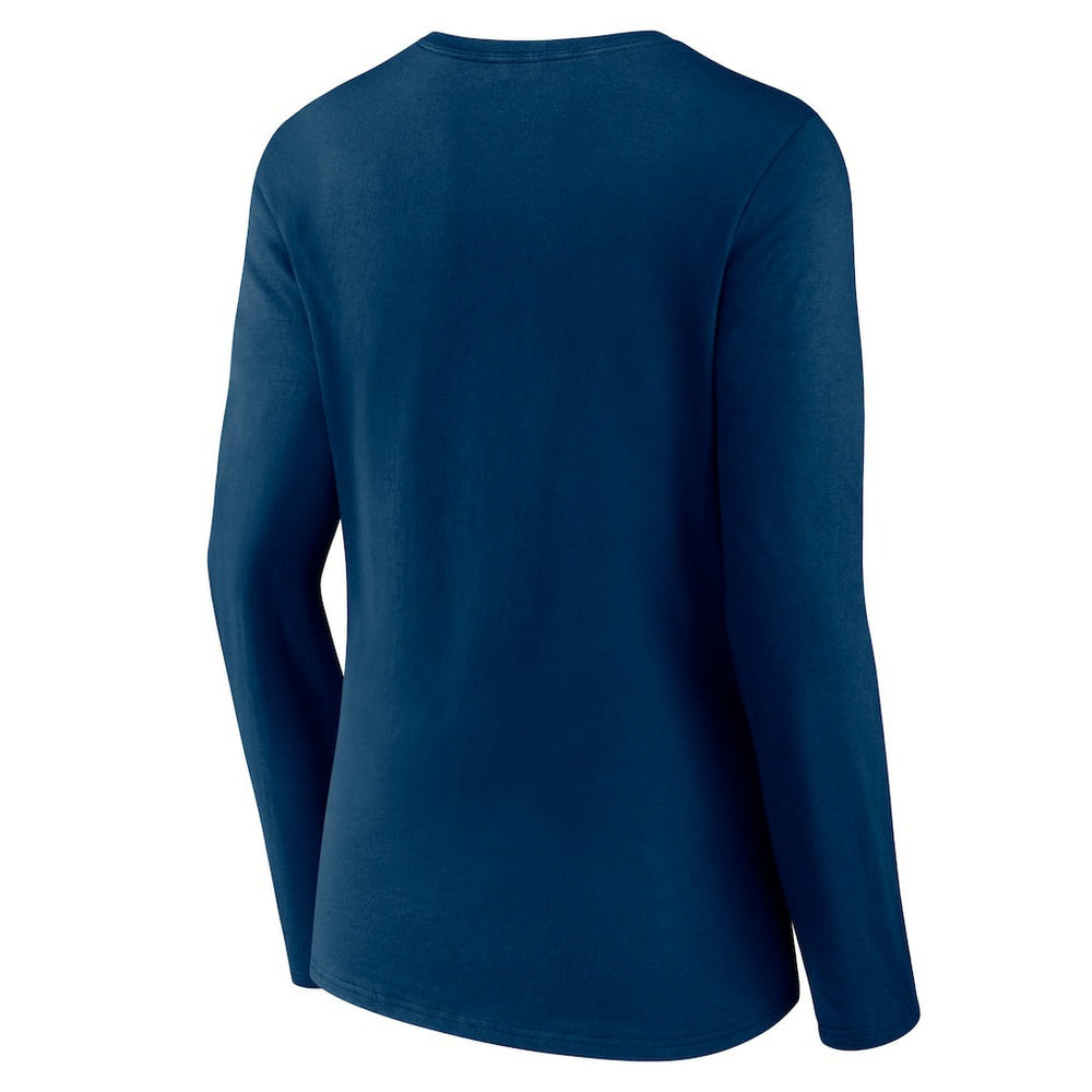 Chicago Bears Women's Freehand Team Long Sleeve V-Neck T-Shirt | NFL Online