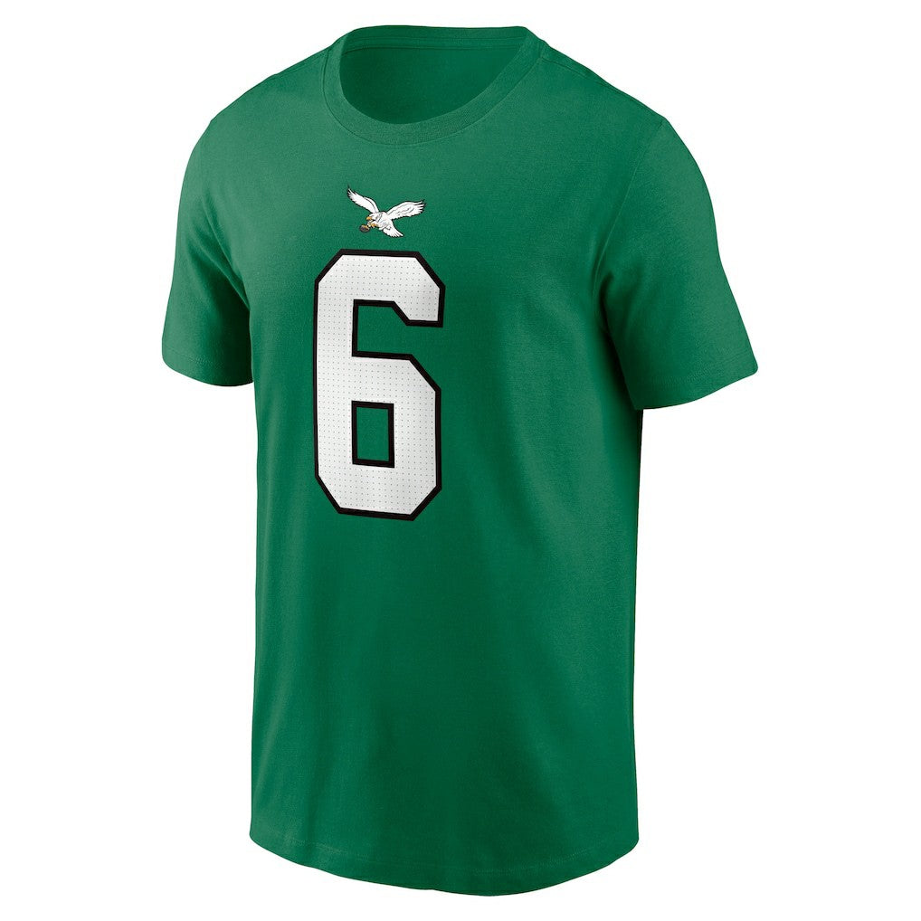 Philadelphia Eagles DeVonta Smith  Alternate Player Name & Number T-Shirt | NFL On sale