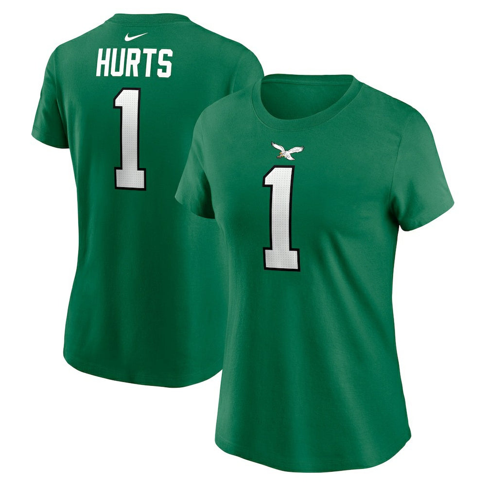 Philadelphia Eagles Jalen Hurts  Women's Player Name & Number T-Shirt | NFL Online