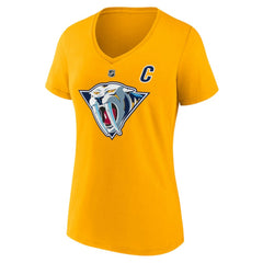 Roman Josi Nashville Predators Fanatics Women's Special Edition 2.0 Name & Number V-Neck T-Shirt -  NHL T-shirts