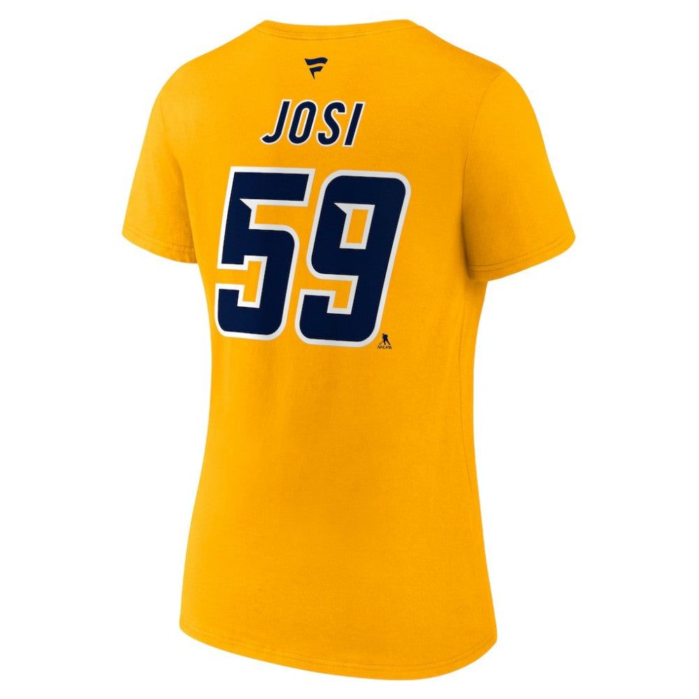 Roman Josi Nashville Predators Fanatics Women's Special Edition 2.0 Name & Number V-Neck T-Shirt -  NHL T-shirts