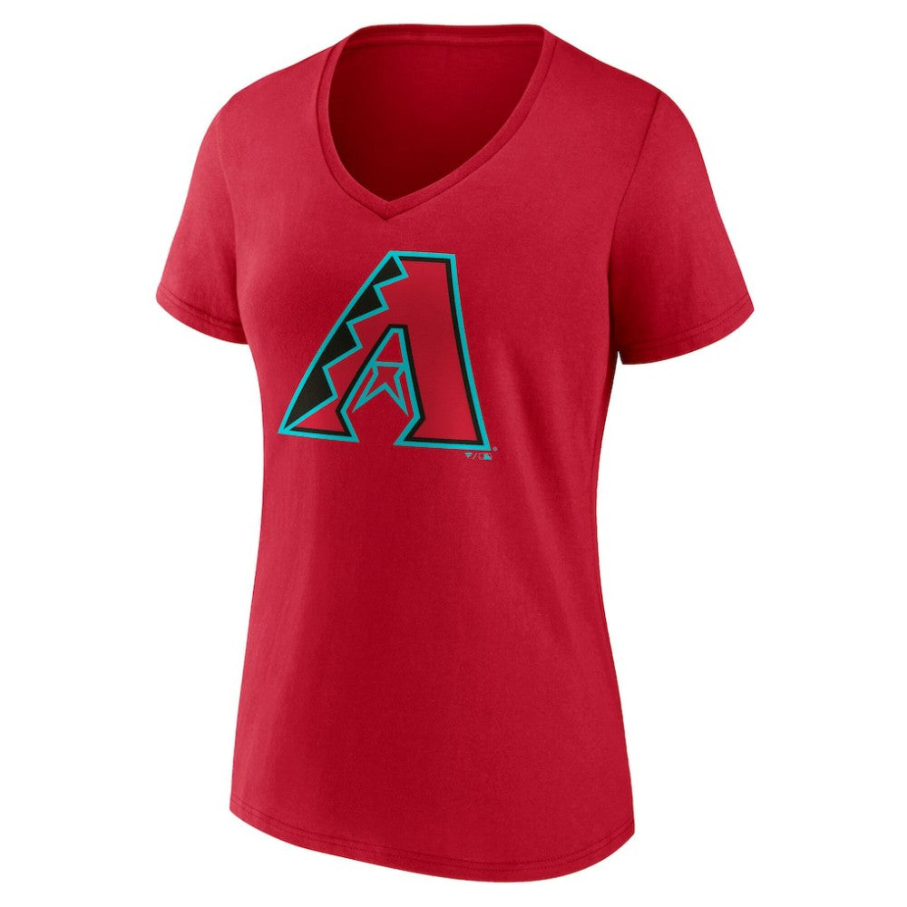 Arizona Diamondbacks Women's Official Logo V-Neck T-Shirt - MLB T-shirts