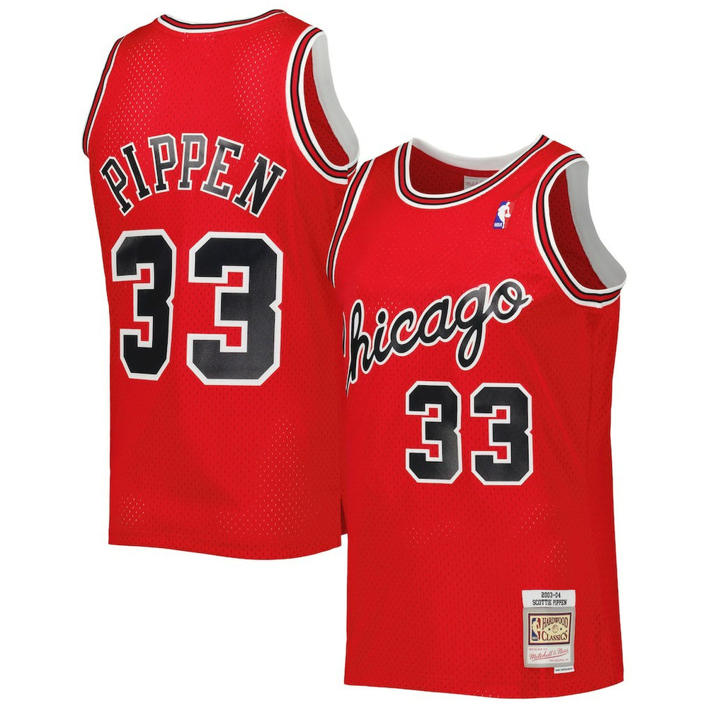 Red Scottie Pippen Chicago Bulls Hardwood Classics 2003-04 Swingman Jersey sale | NBA