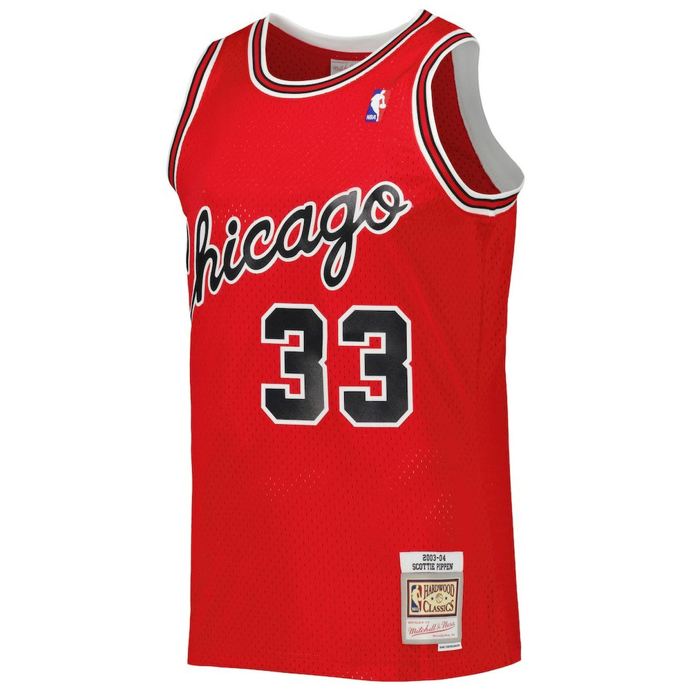 Red Scottie Pippen Chicago Bulls Hardwood Classics 2003-04 Swingman Jersey sale | NBA