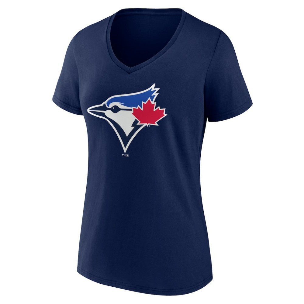 Toronto Blue Jays Women's Official Logo V-Neck T-Shirt - MLB T-shirts