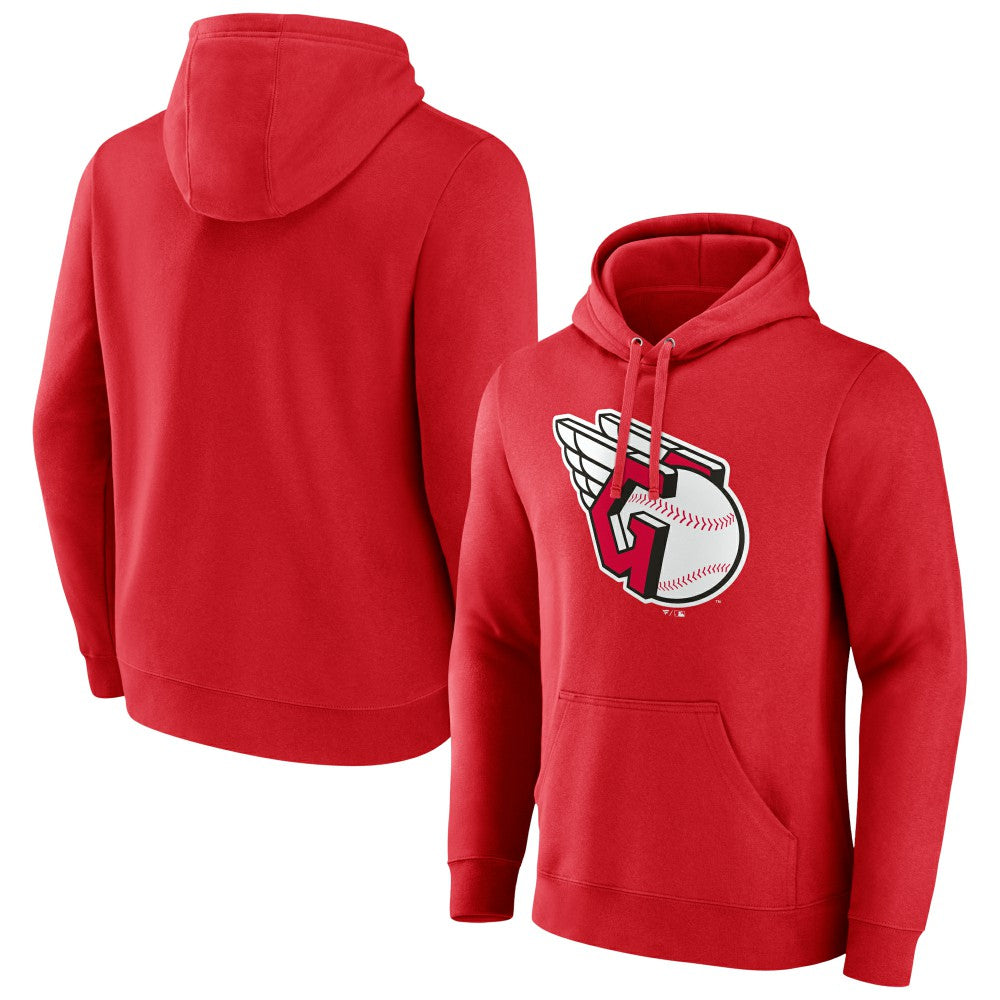 Cleveland Guardians Official Logo Pullover Hoodie - MLB Hoodies