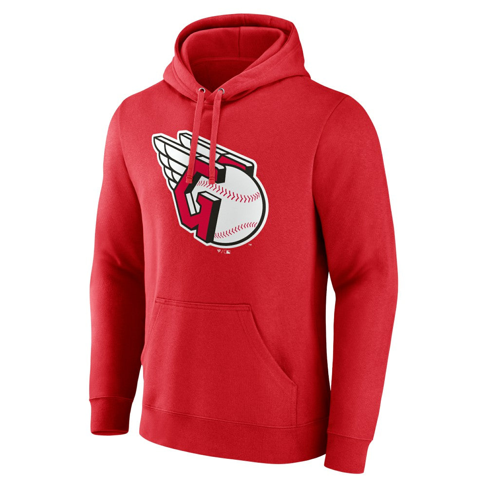 Cleveland Guardians Official Logo Pullover Hoodie - MLB Hoodies