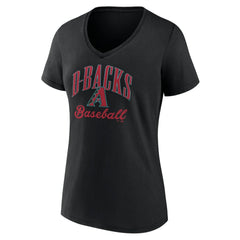 Arizona Diamondbacks Women's Victory Script Team V-Neck T-Shirt - MLB T-shirts