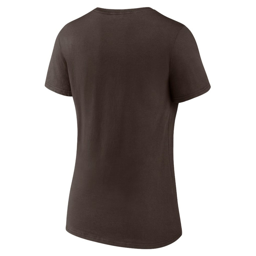 San Diego Padres Women's Live For It Team V-Neck T-Shirt - MLB T-shirts