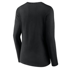 Miami Marlins Women's Live For It Long Sleeve Long Sleeve V-Neck T-Shirt - MLB T-shirts
