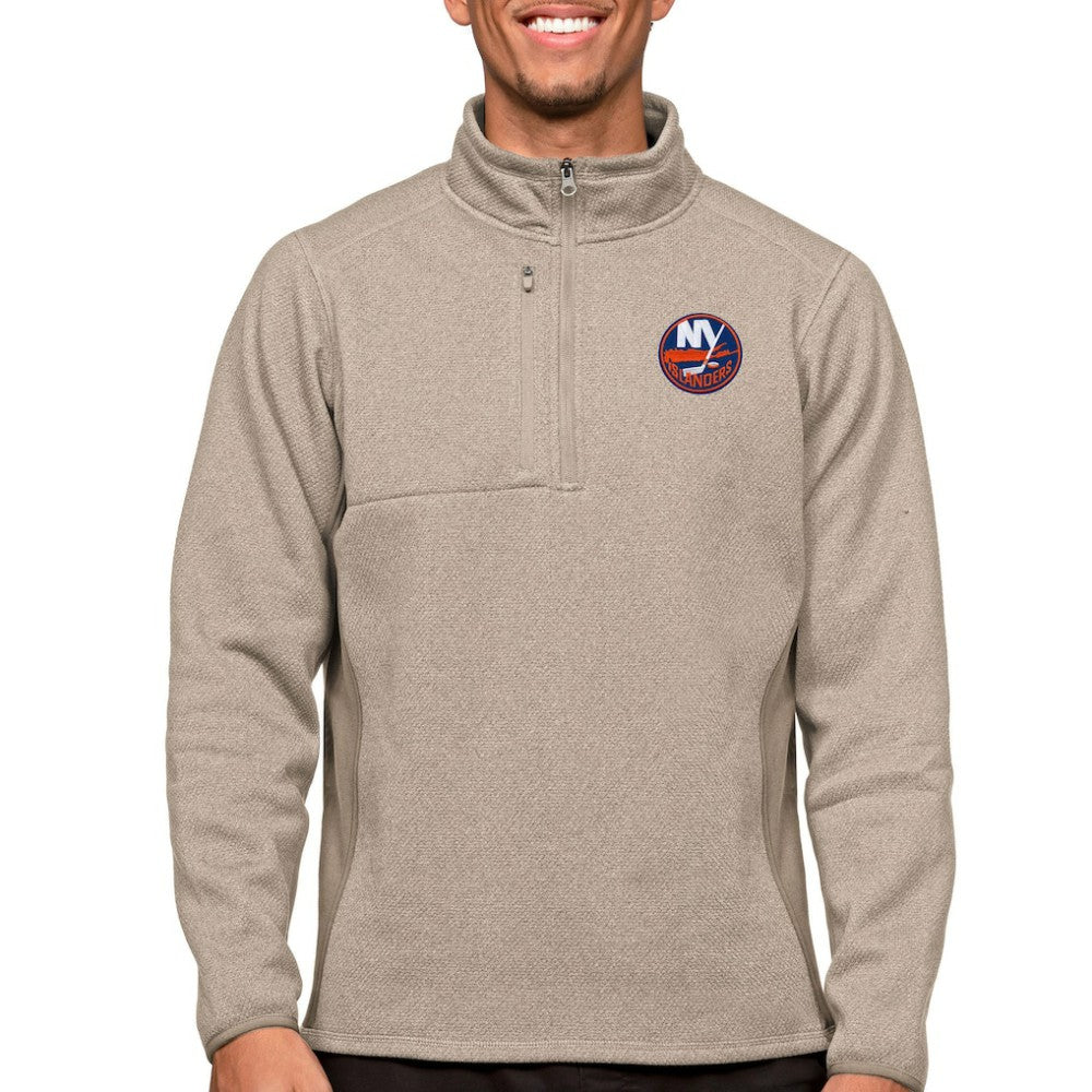 New York Islanders Antigua Course Quarter-Zip Pullover Top -  NHL Pullover