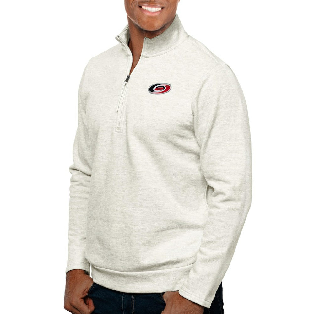 Carolina Hurricanes Antigua Gambit Quarter-Zip Pullover Top -  NHL Pullover