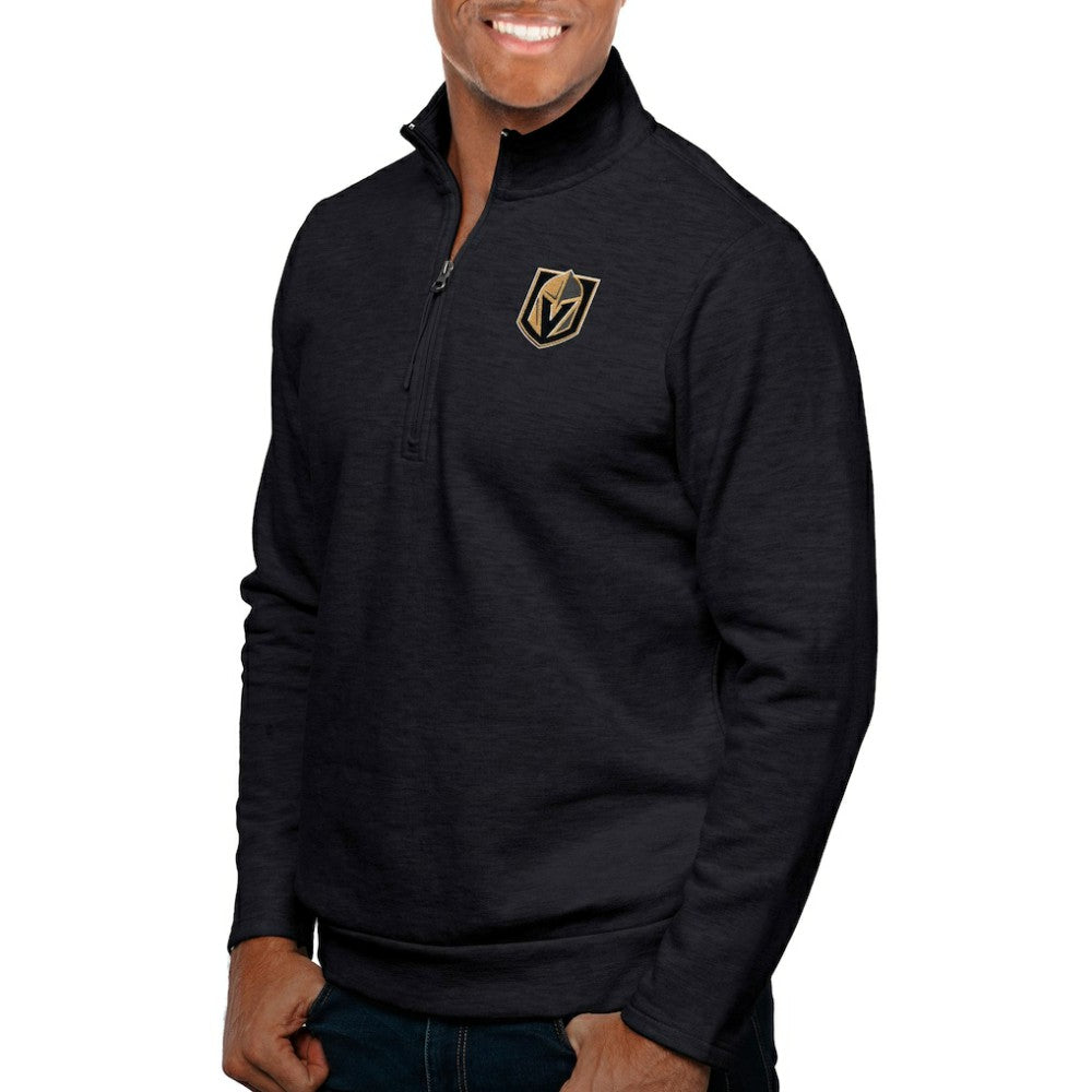 Vegas Golden Knights Antigua Gambit Quarter-Zip Pullover Top -  NHL Pullover