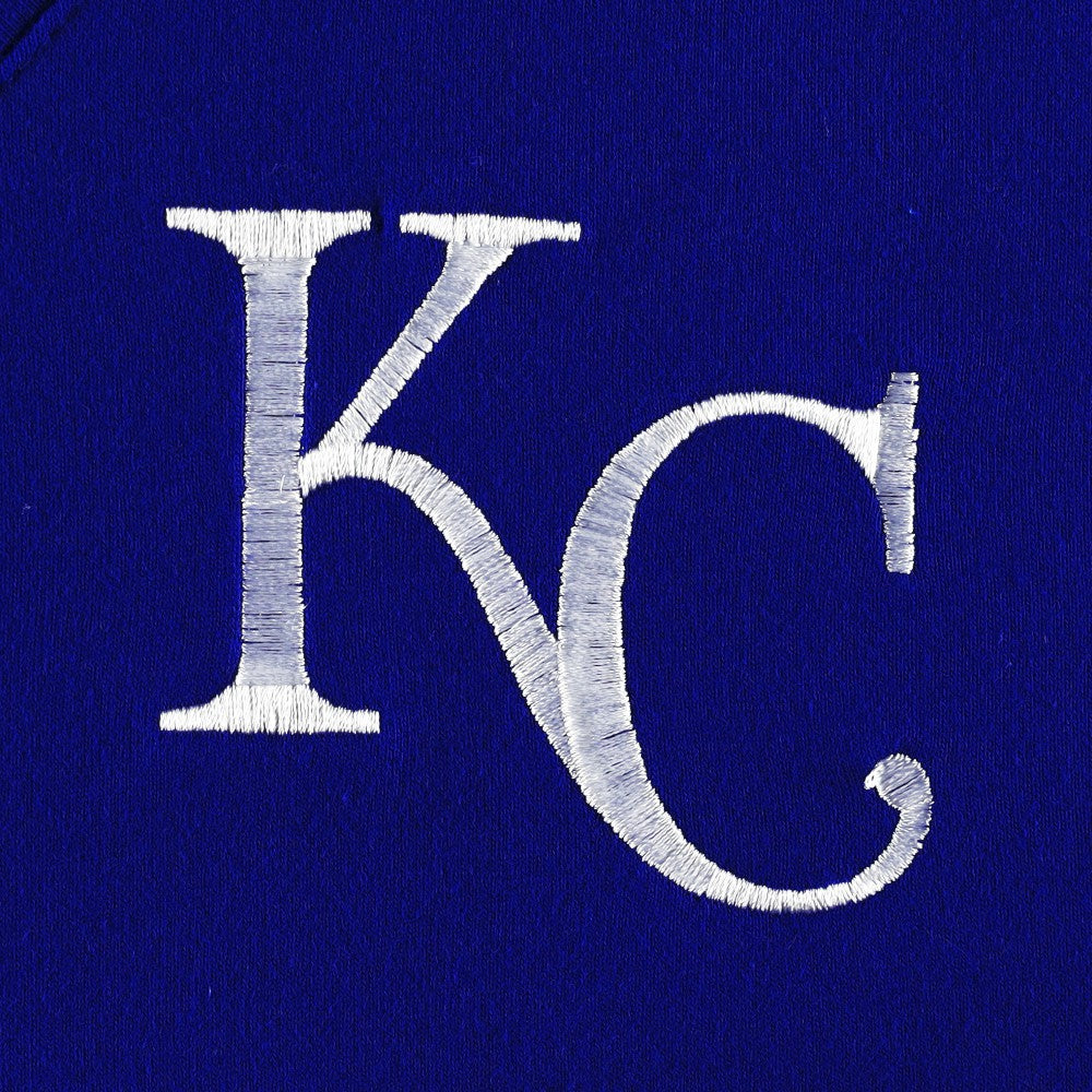 Kansas City Royals DKNY Sport Women's Lily V-Neck Pullover Sweatshirt - MLB Pullover