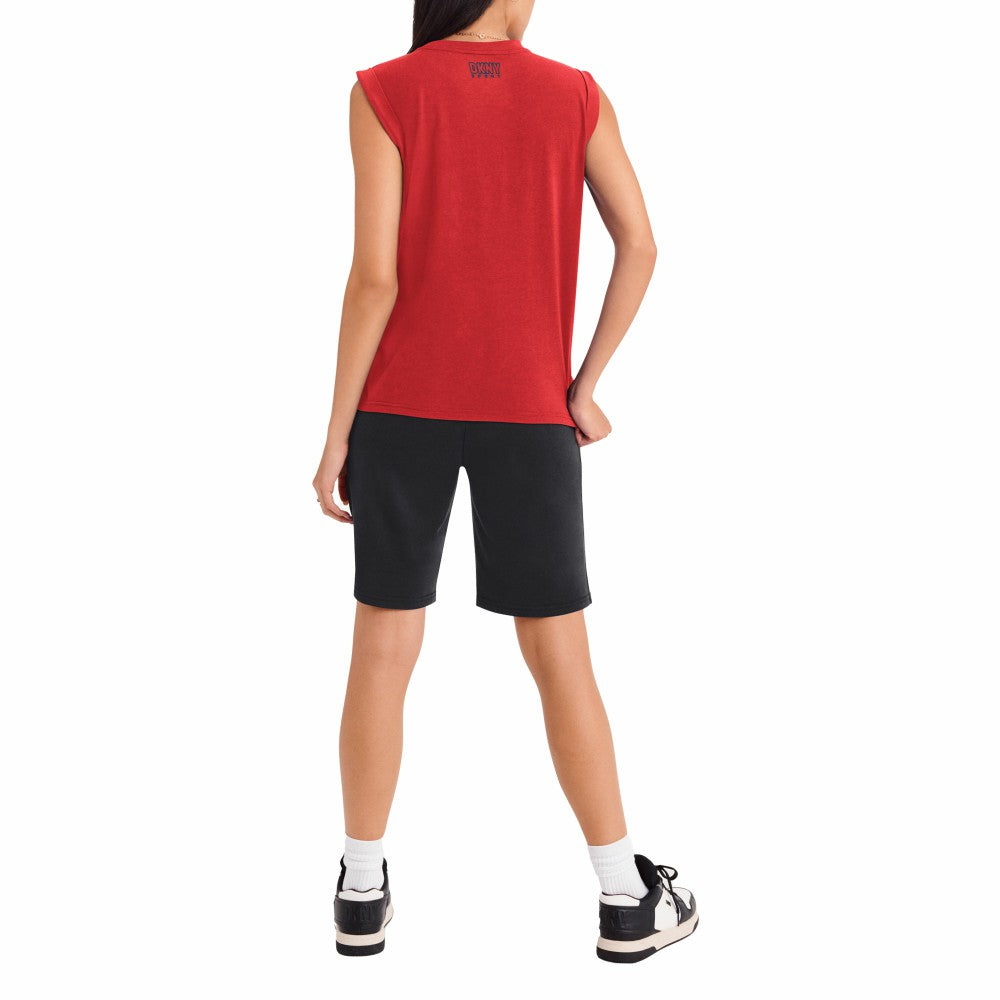 Los Angeles Angels DKNY Sport Women's Madison Tri-Blend Tank Top - MLB Tanks