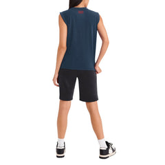 Cleveland Guardians DKNY Sport Women's Madison Tri-Blend Tank Top - MLB Tanks
