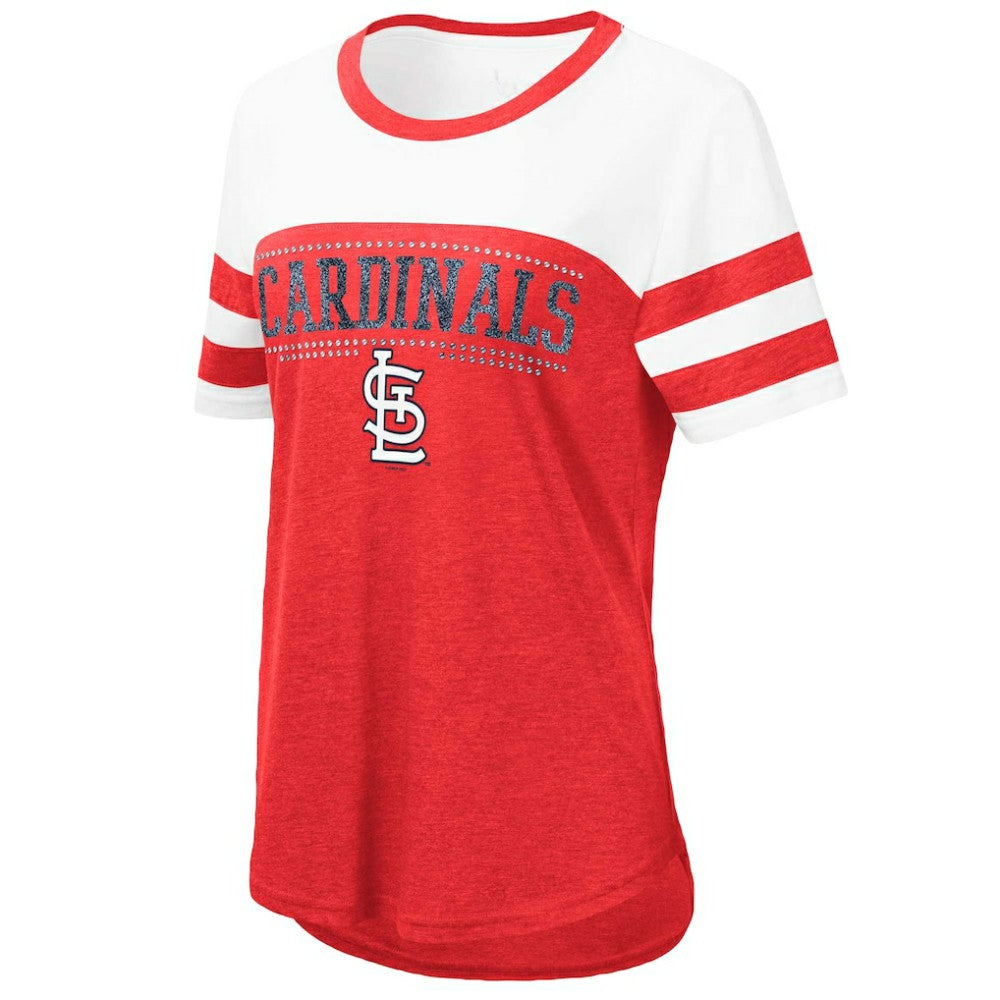St. Louis Cardinals Touch Women's Setter Lightweight Fitted T-Shirt - MLB T-shirts
