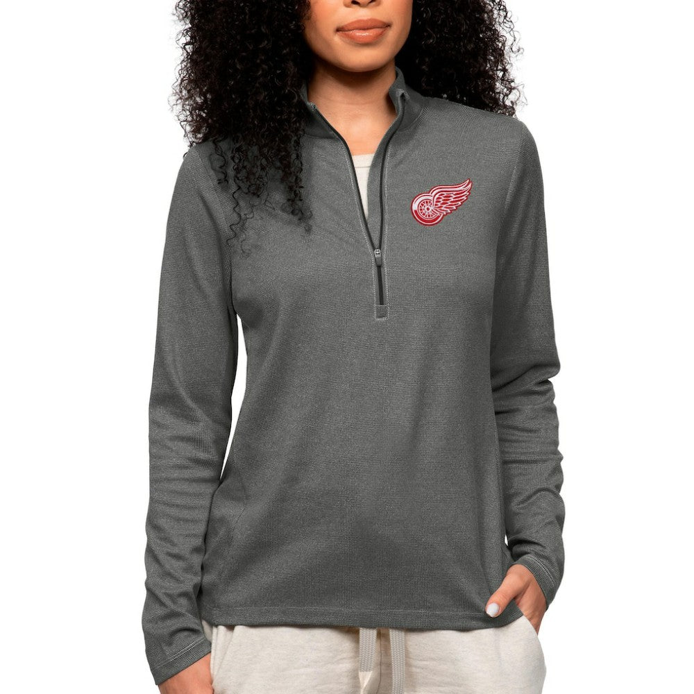 Detroit Red Wings Antigua Women's Epic Quarter-Zip Pullover Top -  NHL Pullover