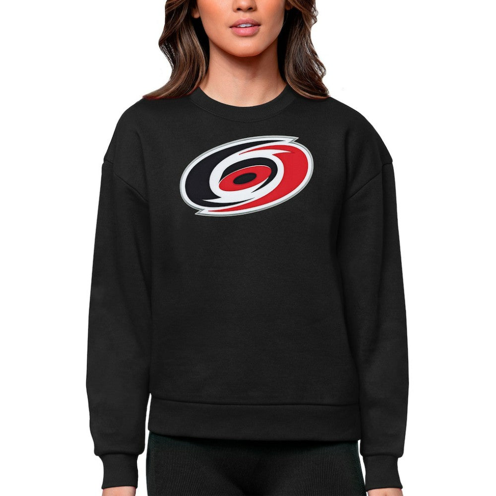 Carolina Hurricanes Antigua Women's Team Logo Victory Crewneck Pullover Sweatshirt -  NHL Sweatshirts