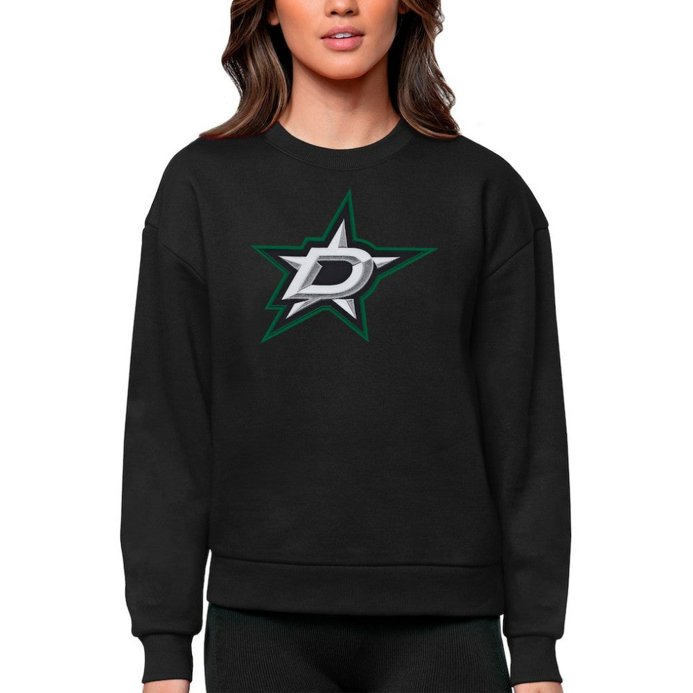Dallas Stars Antigua Women's Team Logo Victory Crewneck Pullover Sweatshirt -  NHL Sweatshirts