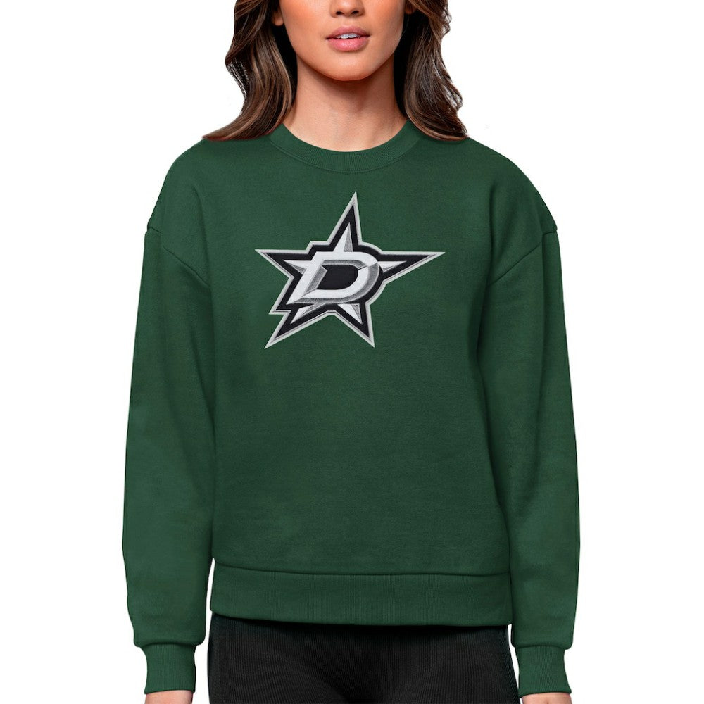 Dallas Stars Antigua Women's Team Logo Victory Crewneck Pullover Sweatshirt -  NHL Sweatshirts