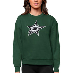 Dallas Stars Antigua Women's Team Logo Victory Crewneck Pullover Sweatshirt -  NHL Sweatshirts