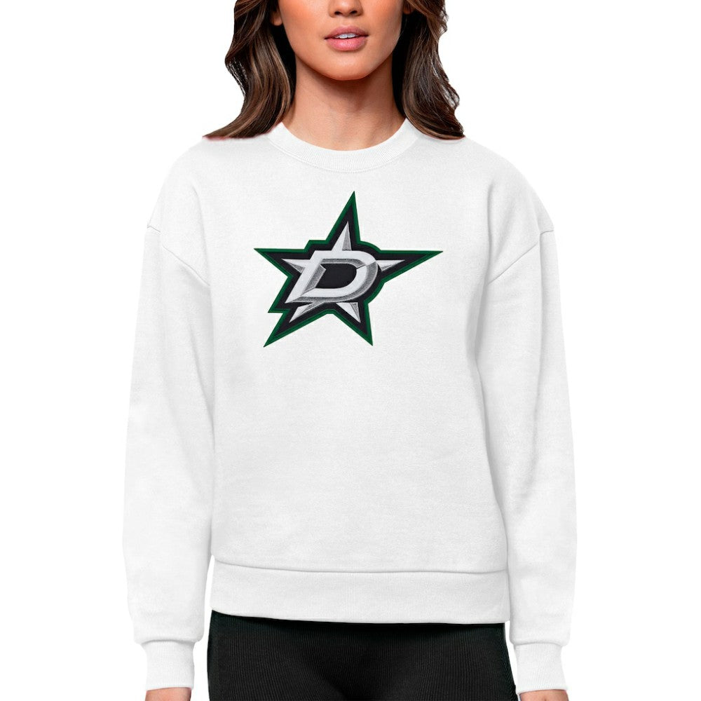 Dallas Stars Antigua Women's Team Logo Victory Crewneck Pullover Sweatshirt -  NHL Sweatshirts