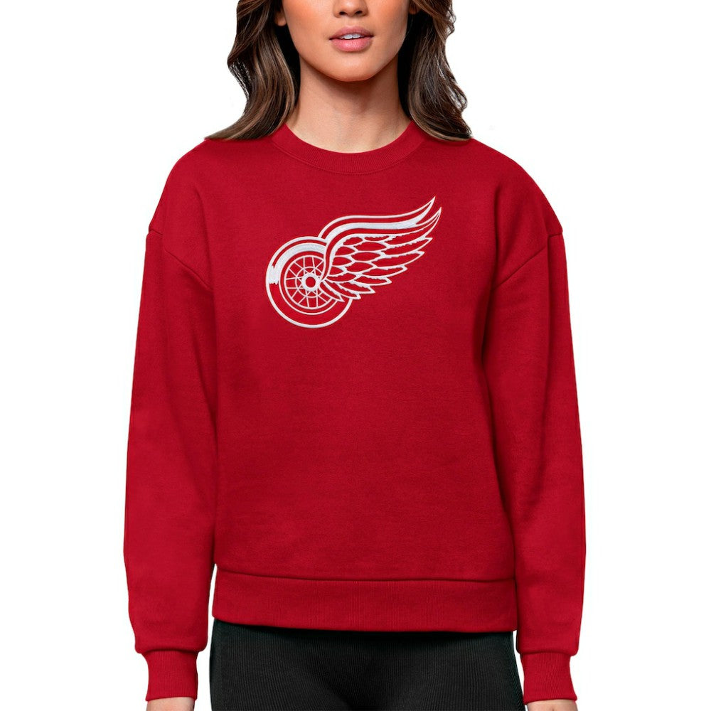 Detroit Red Wings Antigua Women's Team Logo Victory Crewneck Pullover Sweatshirt -  NHL Sweatshirts