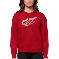 Detroit Red Wings Antigua Women's Team Logo Victory Crewneck Pullover Sweatshirt -  NHL Sweatshirts