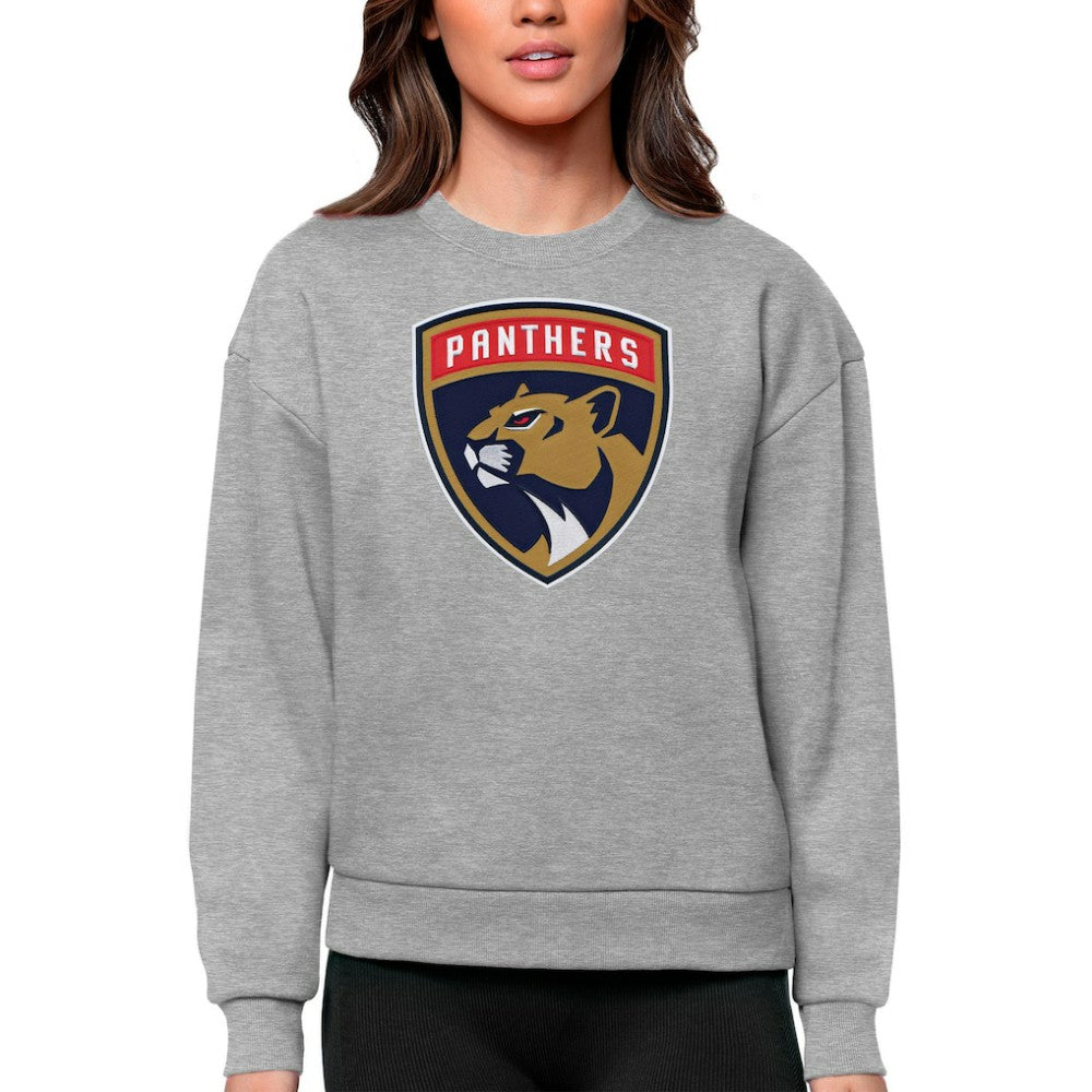 Florida Panthers Antigua Women's Team Logo Victory Crewneck Pullover Sweatshirt -  NHL Sweatshirts