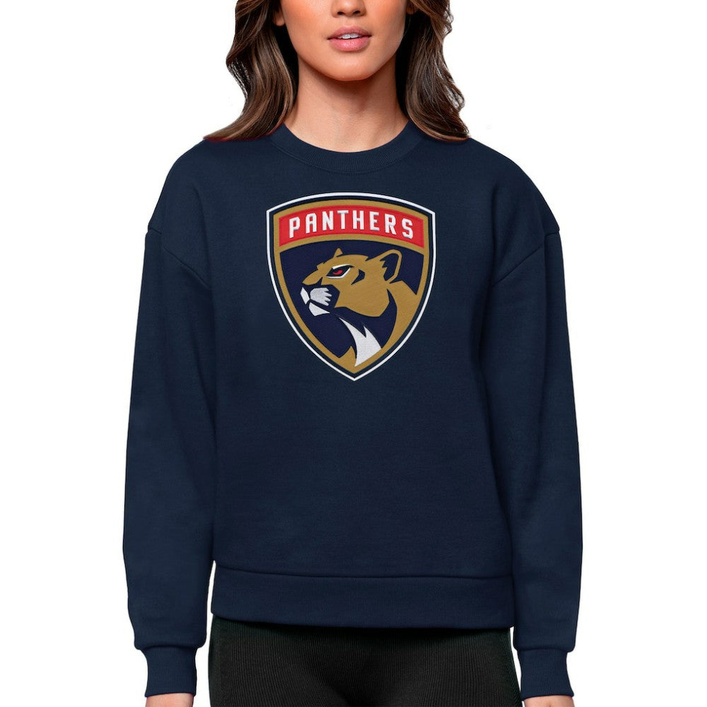 Florida Panthers Antigua Women's Team Logo Victory Crewneck Pullover Sweatshirt -  NHL Sweatshirts