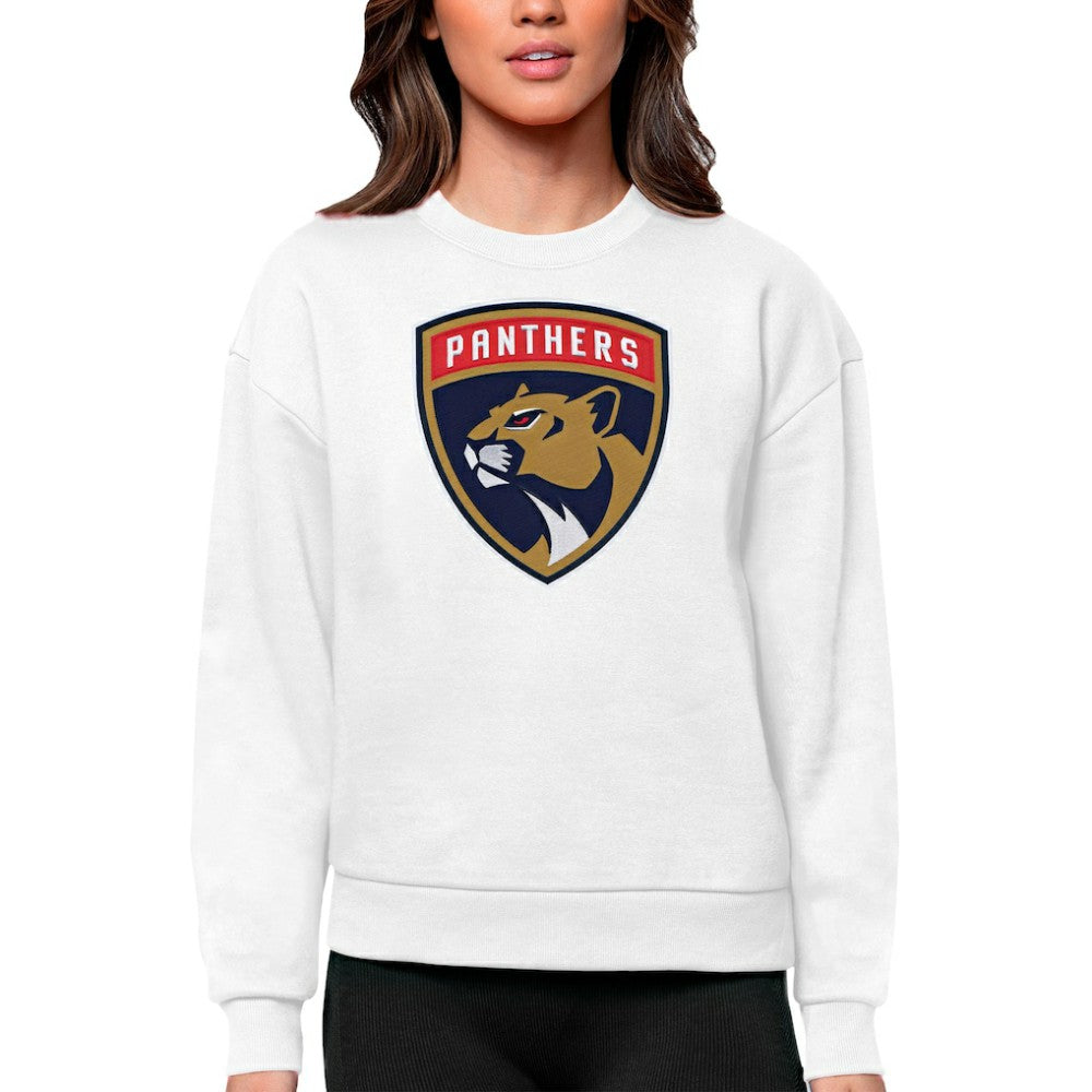 Florida Panthers Antigua Women's Team Logo Victory Crewneck Pullover Sweatshirt -  NHL Sweatshirts