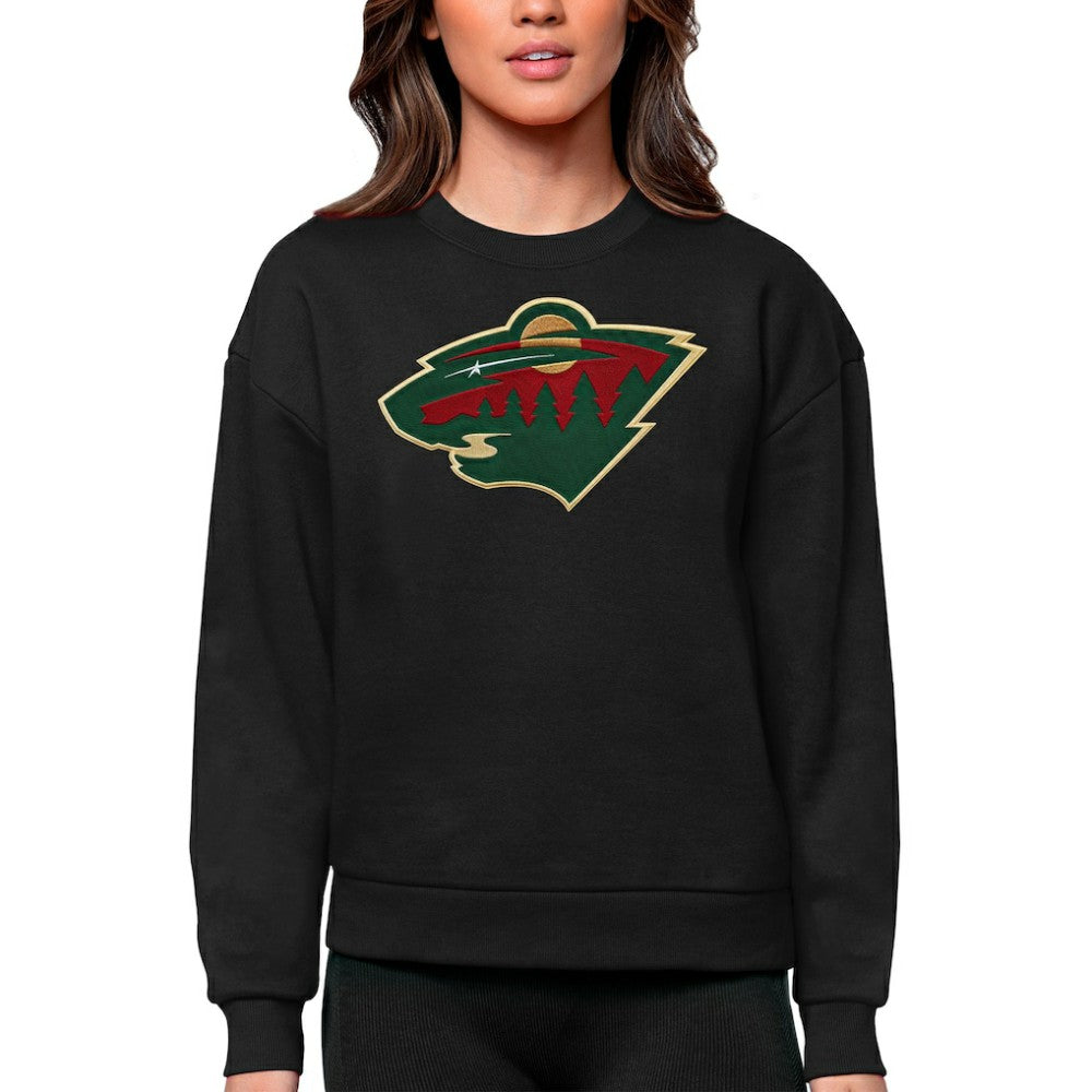 Minnesota Wild Antigua Women's Team Logo Victory Crewneck Pullover Sweatshirt -  NHL Sweatshirts